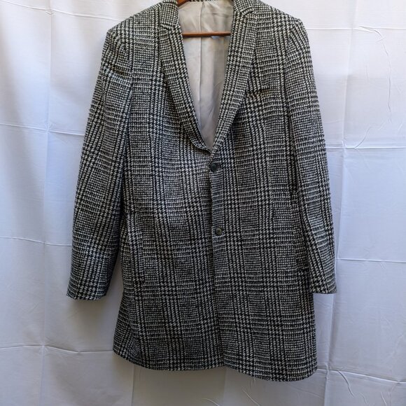 Elegant Viggo Glen Plaid Topcoat – Size 40 REG - Picture 12 of 13